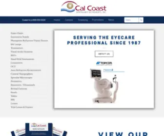 Calcoastophthalmic.com(Cal Coast Ophthalmic Instruments Inc) Screenshot