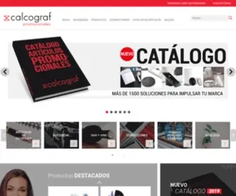 Calcograf.com(Calcograf Promocionales) Screenshot