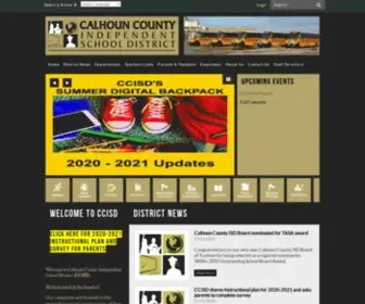 Calcoisd.org(Calhoun County ISD) Screenshot