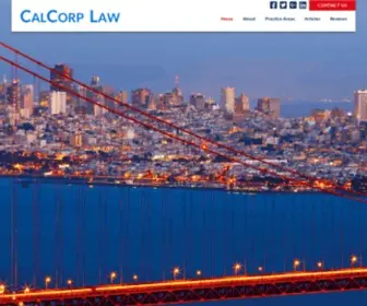 Calcorporatecounsel.com(California Corporate) Screenshot