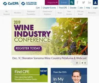 CalcPa.org(California Society of CPAs) Screenshot
