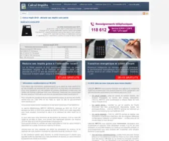 Calcul-Impots.com(Calculez sans peine votre impôt sur le revenu 2019) Screenshot