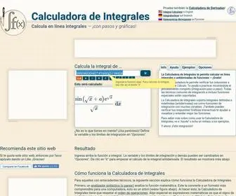 Calculadora-DE-Integrales.com(¡Con pasos) Screenshot