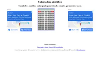Calculadoracientifica.net(Científica) Screenshot