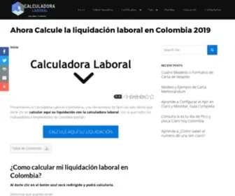 Calculadoralaboral.com.co(Calculadora) Screenshot