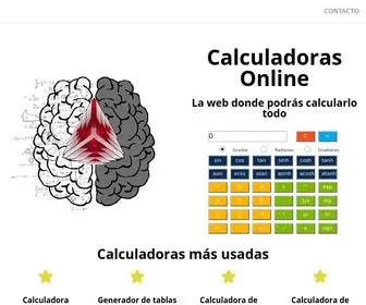 Calculadorasonline.com(Calculadoras Online) Screenshot