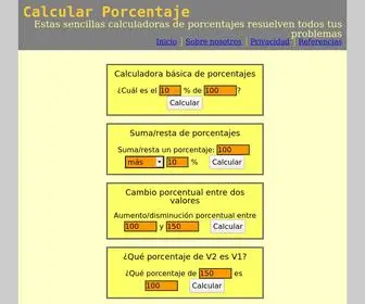 Calcularporcentaje.online(Calcular Porcentaje) Screenshot