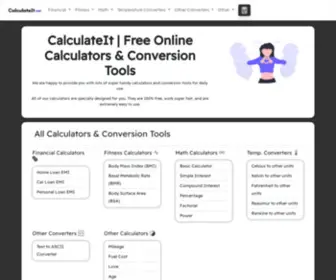 Calculateit.net(Free Online Calculators and Conversion Tools) Screenshot