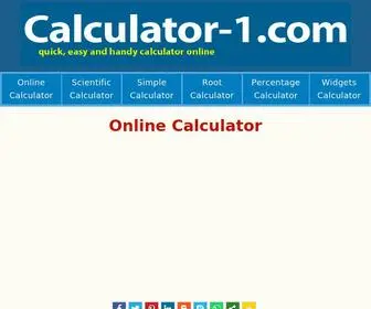 Calculator-1.com(The Best Free Online Calculator) Screenshot