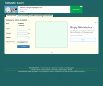 Calculator-Calorii.ro(Calculator Calorii) Screenshot