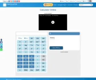 Calculator-Online.net(Online Calculators) Screenshot