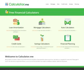 Calculator.me(Home Of The Best Free Financial Calculators) Screenshot