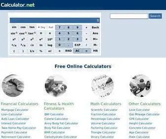 Calculator.net(Free Online Calculators) Screenshot
