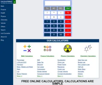 Calculatorhut.com(calculatorhut) Screenshot