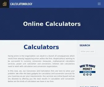 Calculatorology.com(Online Calculator and Converter) Screenshot