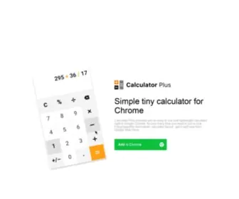 Calculatorplus.biz(Calculator Plus) Screenshot