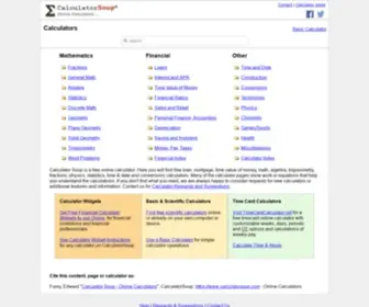 Calculatorsoup.org(Calculator Soup) Screenshot