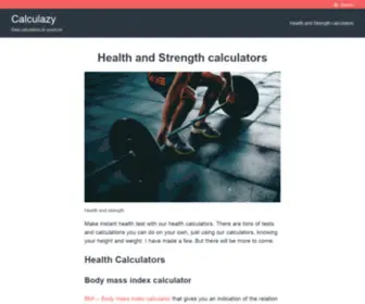 Calculazy.com(Calculazy) Screenshot