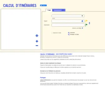 Calculditineraires.net(D'Itinéraires) Screenshot