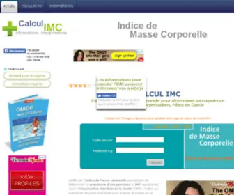 Calculimc.info(CALCUL IMC) Screenshot