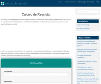 Calculoderescisao.org(Cálculo de Rescisão Trabalhista 2020) Screenshot