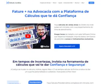 Calculojuridico.com.br(Cálculo Jurídico) Screenshot