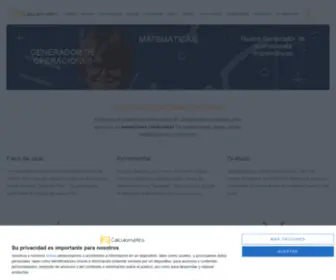 Calculomates.com(⊛ ▷Generador de operaciones matemáticas) Screenshot