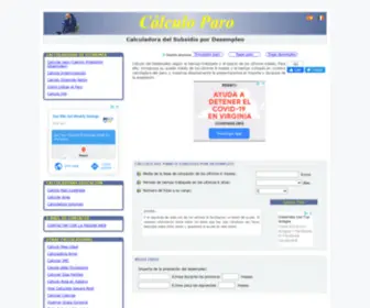 Calculoparo.com(Calcular Paro) Screenshot