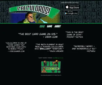 Calculords.com(A Number Puzzle Collectible Card Game for iOS and Android) Screenshot