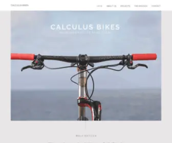 Calculus-Bikes.com(Custom Titanium Bicycle Design) Screenshot