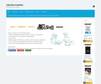 Calculuscoaches.com(Calculus Coaches) Screenshot