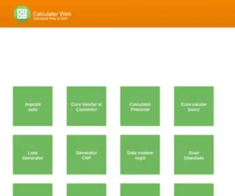 Calculweb.net(Calculator Web interactiv) Screenshot