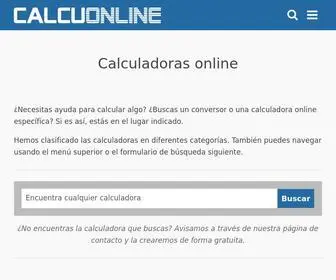 Calcuonline.com(Las mejores CALCULADORAS online y gratis) Screenshot