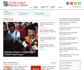 Calcuttanews.net(News from Calcutta (now known as Kolkata)) Screenshot