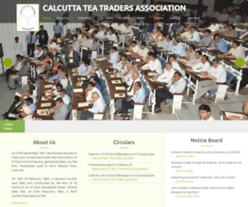 Calcuttateatradersassociation.com(Calcutta Tea Traders Association) Screenshot