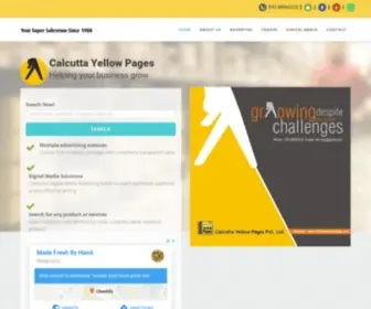 Calcuttayellowpage.com(Calcutta Yellow Pages Private Limited) Screenshot