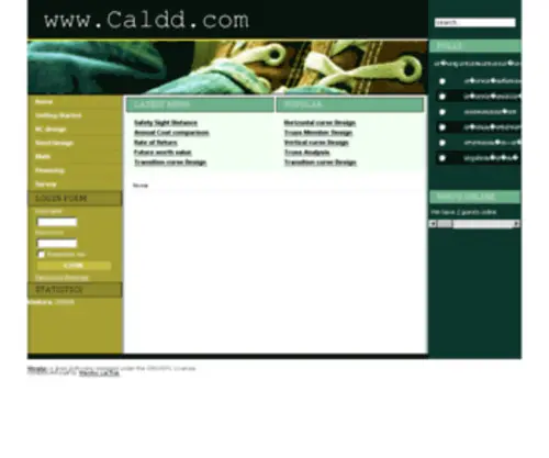 Caldd.com(Caldd) Screenshot