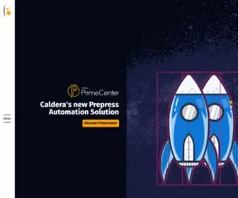 Caldera.com(Print Software Driven by Innovation) Screenshot