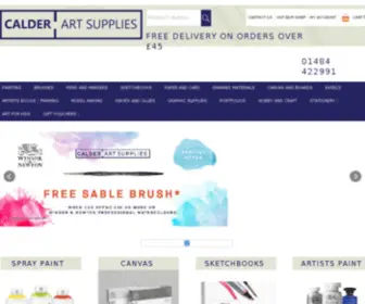 Calderartsupplies.co.uk(Calder Art Supplies) Screenshot