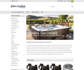 Calderaspasparts.com(Caldera Spa Parts) Screenshot