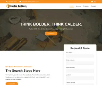 Calderbuilders.co.nz(Calder Builders) Screenshot