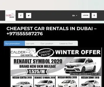 Caldercarrentals.com(Cheap Car Rentals) Screenshot