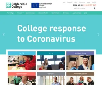 Calderdale.ac.uk(Calderdale College) Screenshot