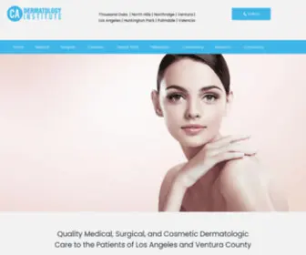 Calderminstitute.com(California Dermatology Institute) Screenshot