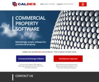 Caldes.com(Commercial Property CRM and Appraisal) Screenshot