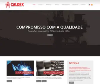 Caldex.com.br(Conexões e Acessórios Offshore) Screenshot