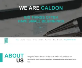 Caldon.co.za(Advisory, Assurance & Tax) Screenshot