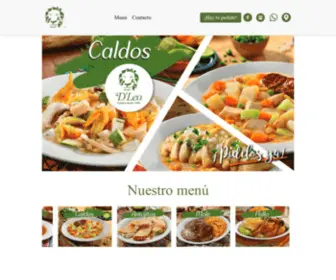 Caldosdleo.mx(Restaurante Caldos D'Leo) Screenshot