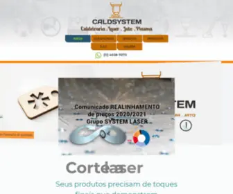 Caldsystem.com.br(Empresa de Corte a Laser®) Screenshot