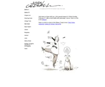 Caldwellcartoons.com(John Caldwell Official Website) Screenshot